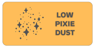 Pixie Dust warning light